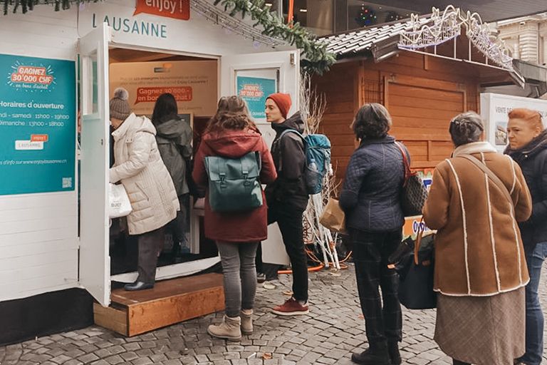 Le Chalet de Noël d'Enjoy Lausanne